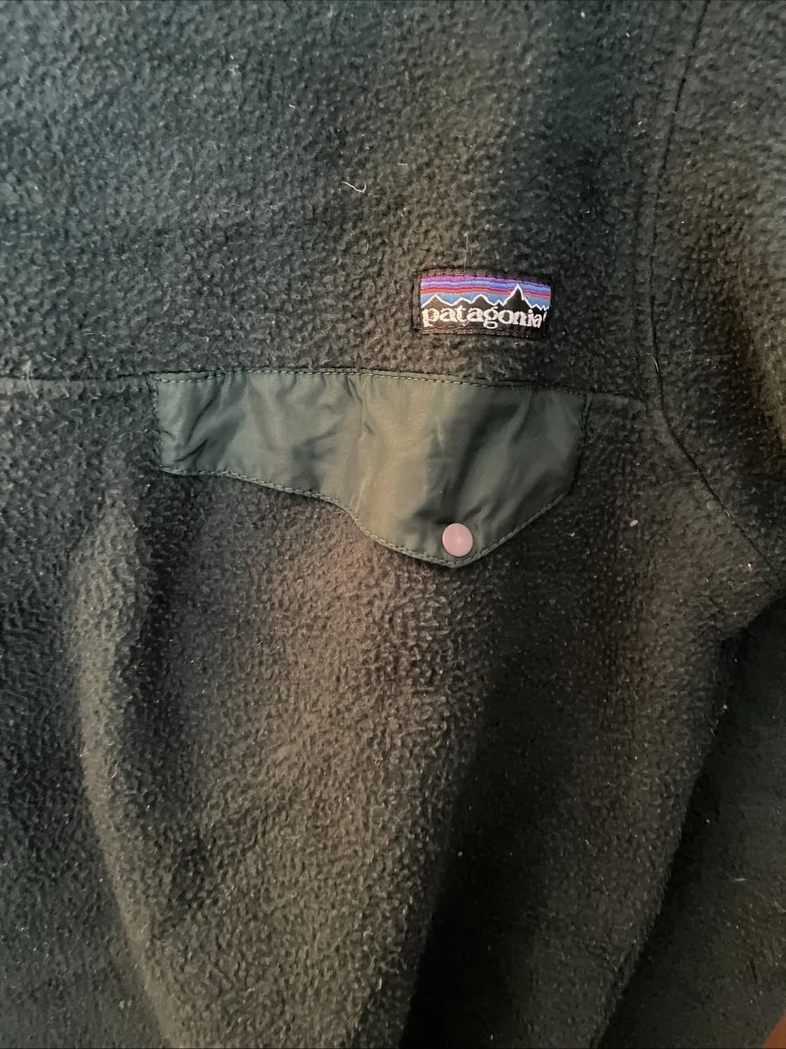 90s 자메이카 파타고니아 신칠라 스냅-T 그린 상품이미지2