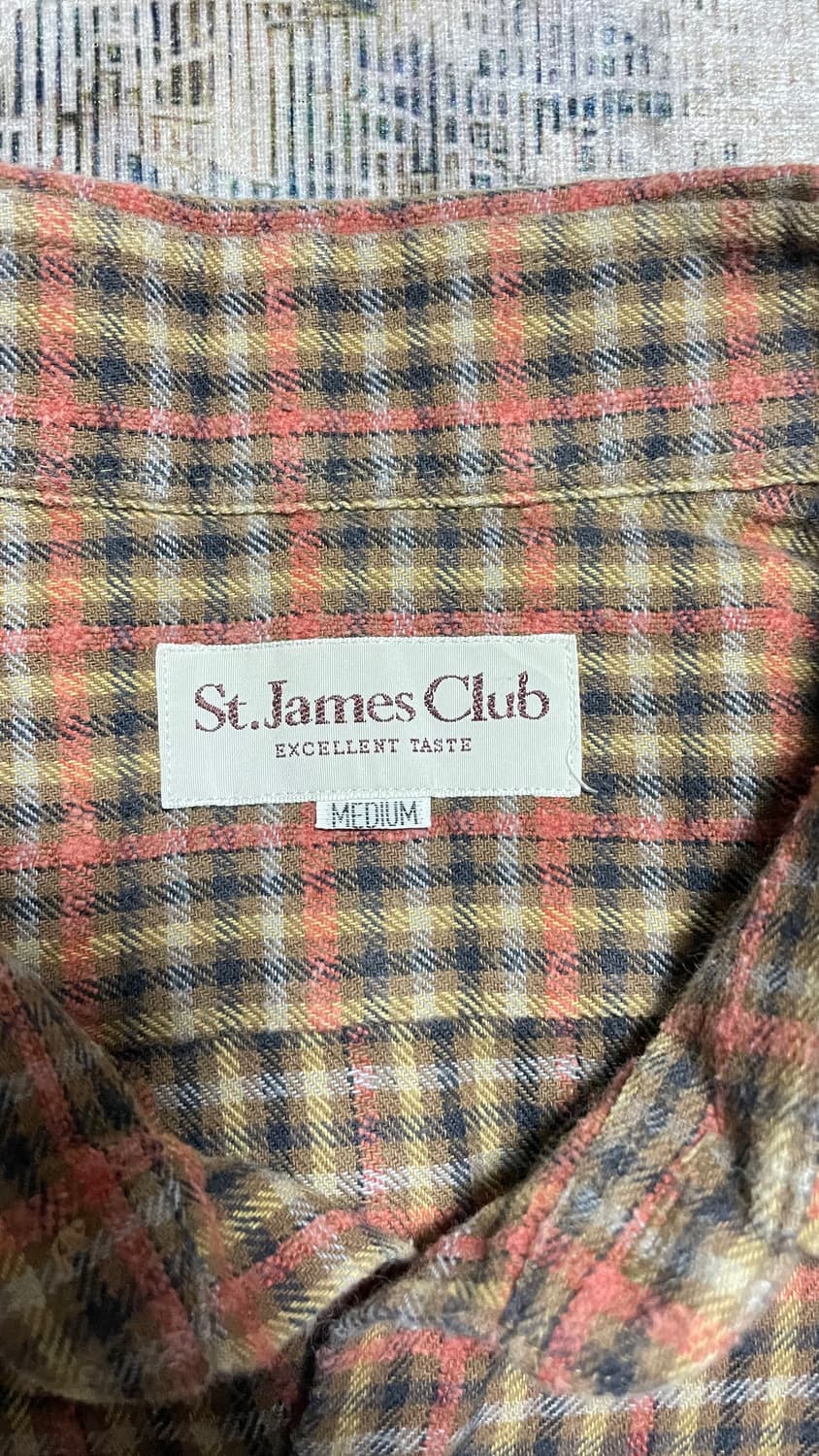 JPN 90s~00s 일본 빈티지 y2k 아메카지 올리브 브라운 체크셔츠 상품이미지8