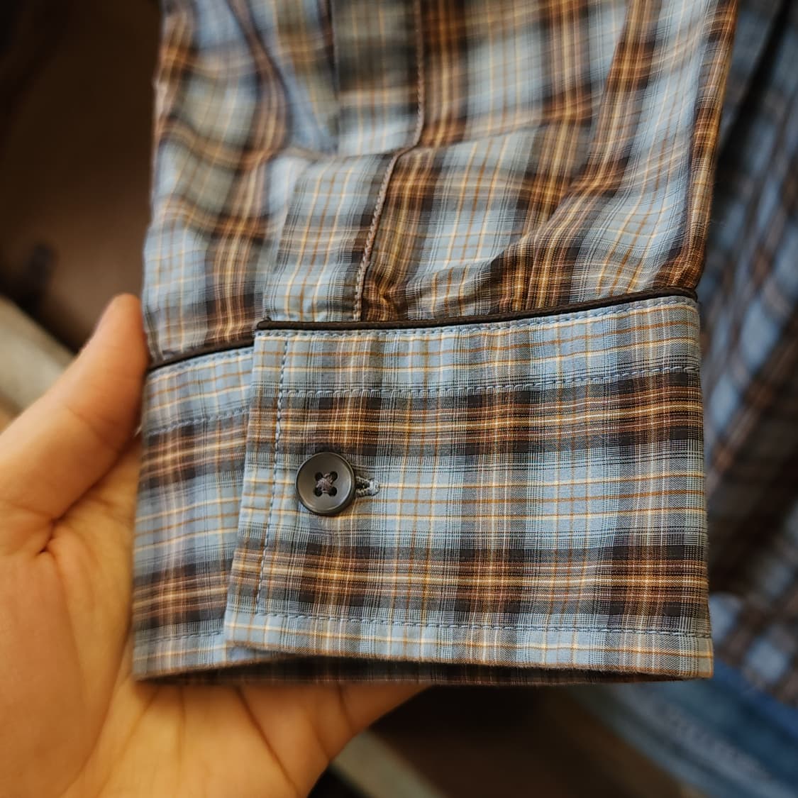 휴고보스 체크셔츠 쉐도우 체크 M 상품이미지7