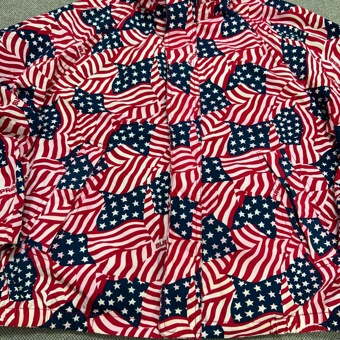 슈프림 성조기 래글런 코트자켓(M) 상품이미지2