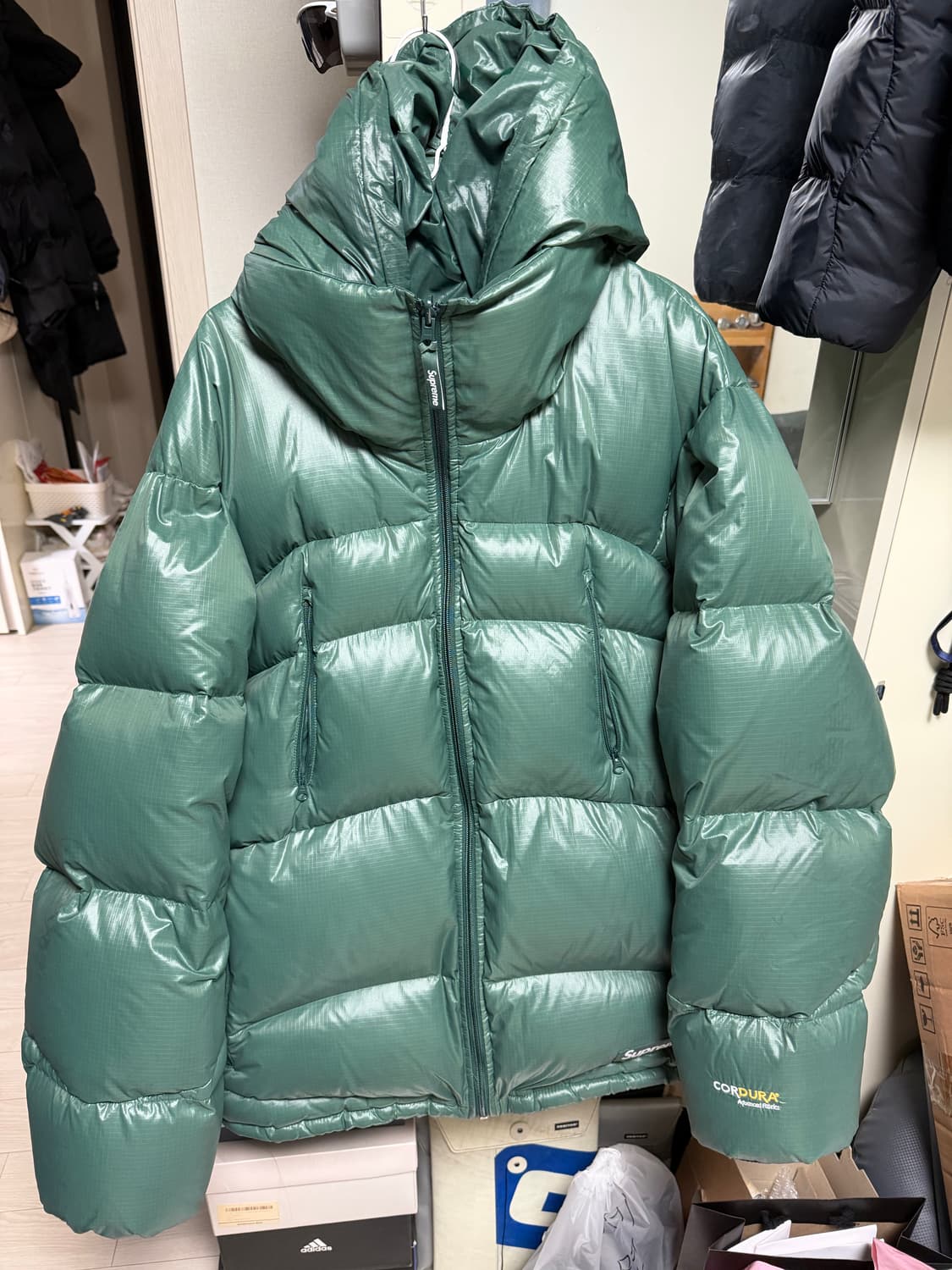 [xl] 슈프림 리버시블 페더웨이트 퍼퍼 자켓 올리브 상품이미지3