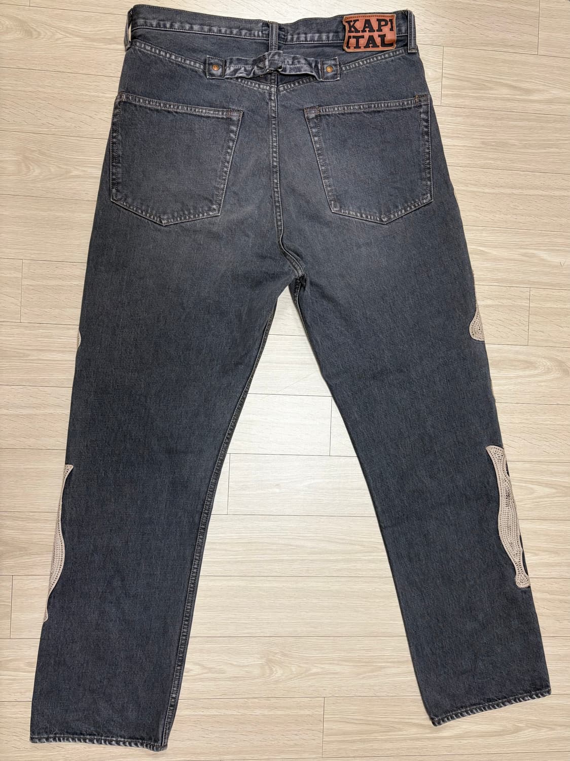 [새상품] 캐피탈 본데님 팬츠 블랙 36 상품이미지2