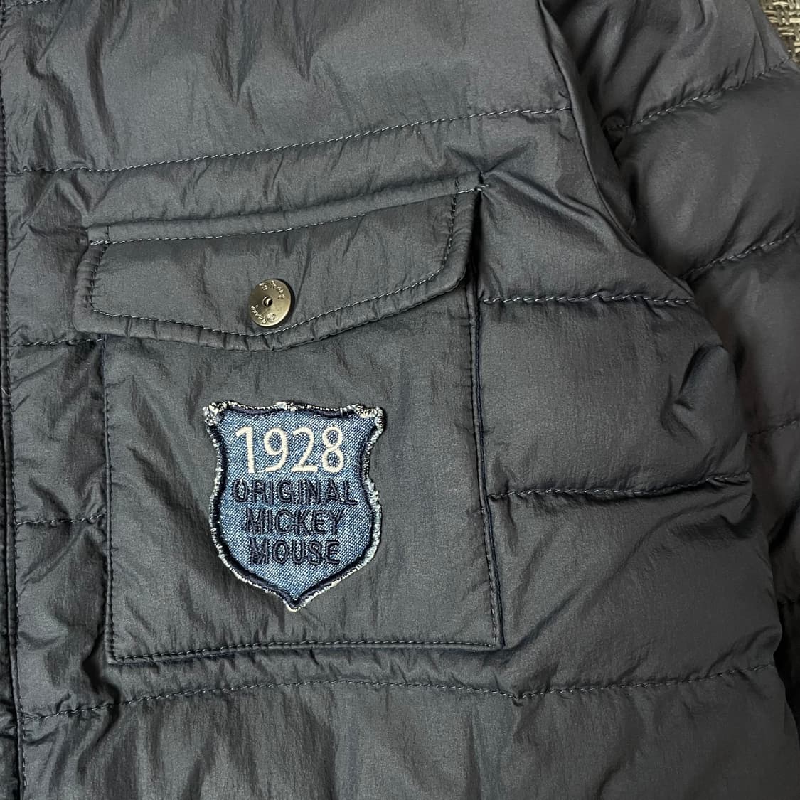 디즈니 1928미키마우스 퀄팅 경량 자켓 95 상품이미지5