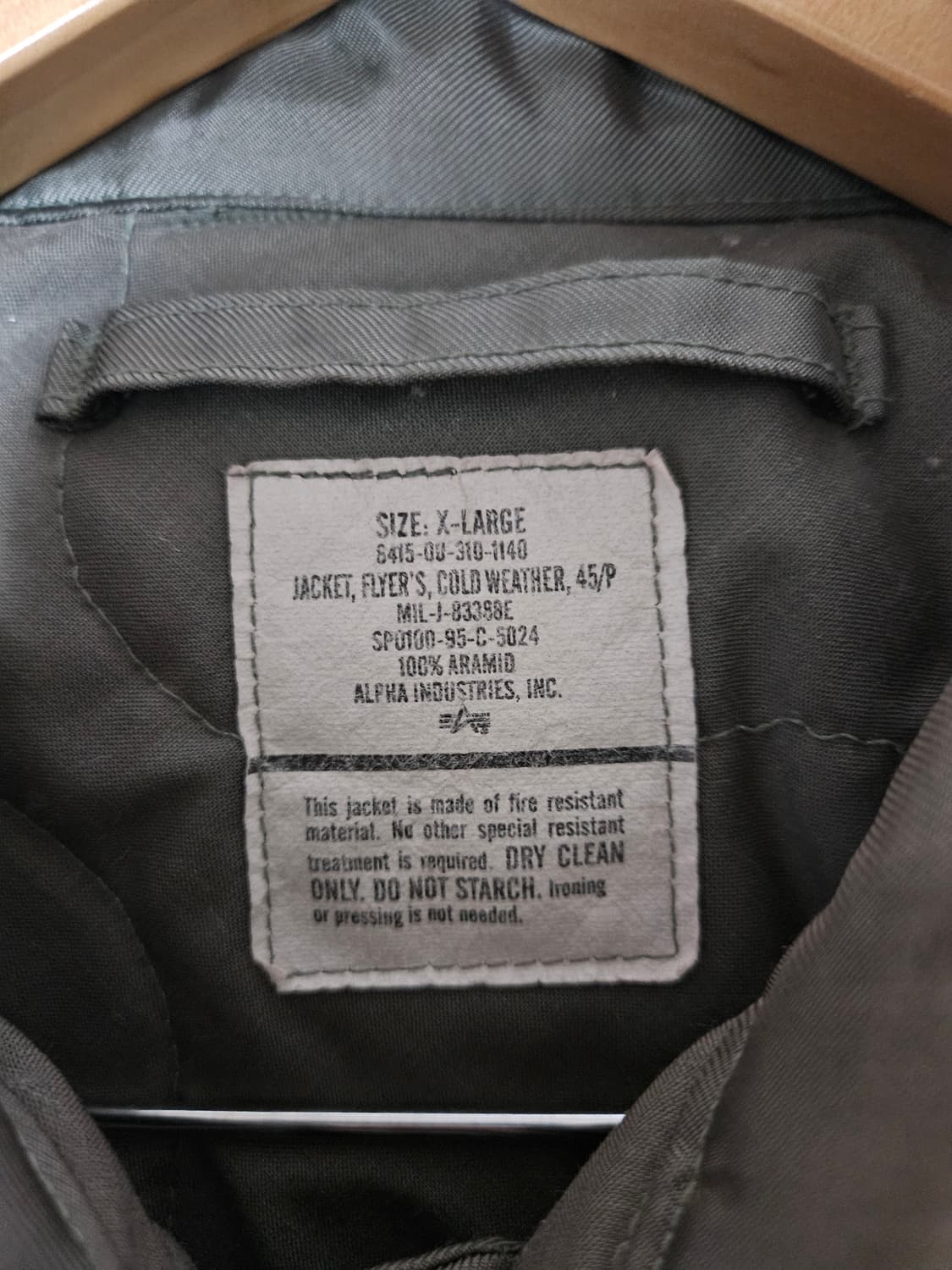 90s cwu 45p xl 미군 플라이 자켓 미공군 usaf 상품이미지3