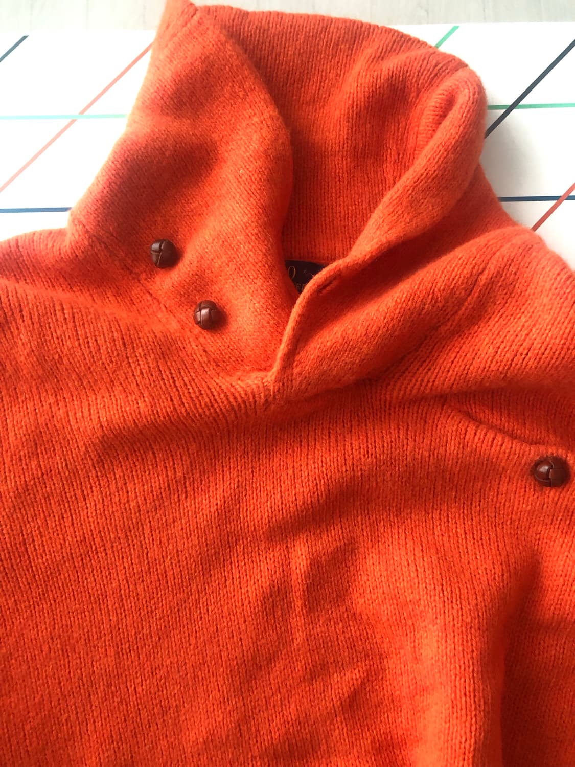 폴로 숄카라 니트 상품이미지1