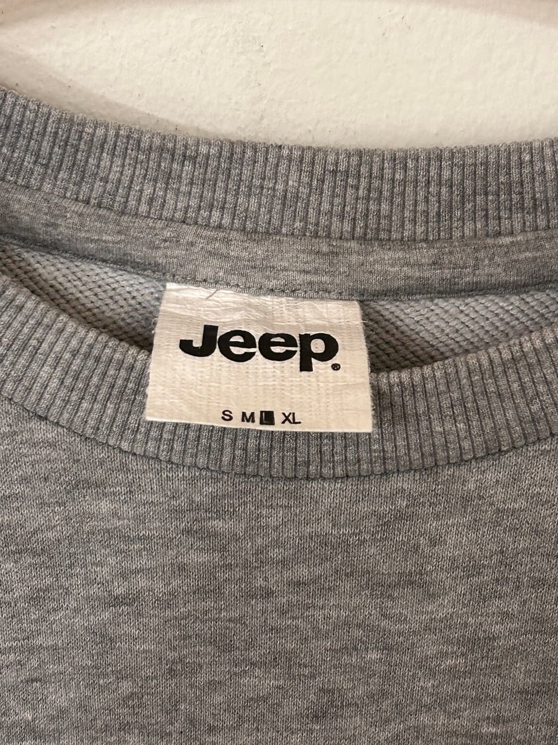 Jeep 그레이 맨투맨 L 상품이미지3