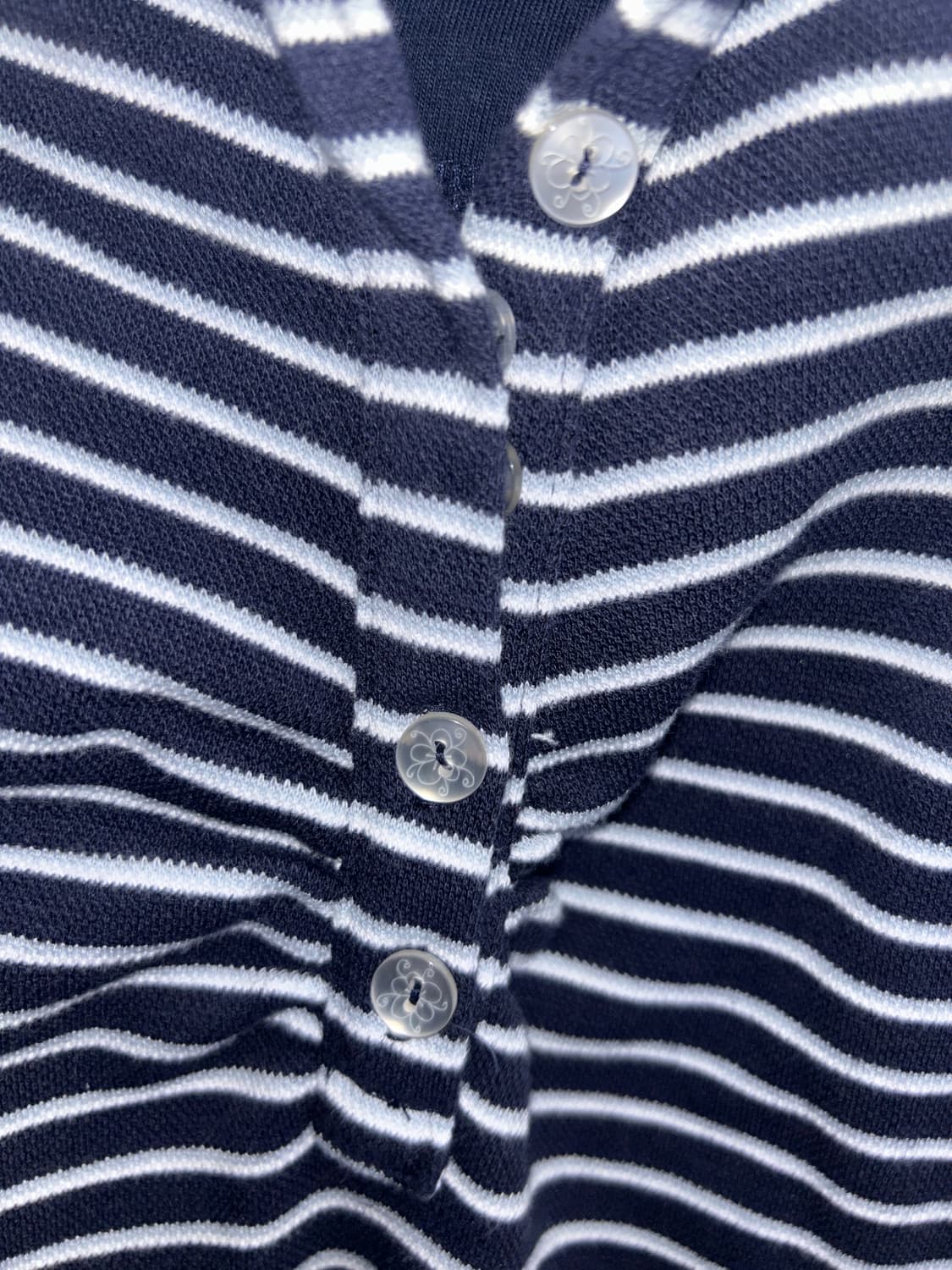 스컬프터 Shirring Tennis Shirt Navy- xs 상품이미지4