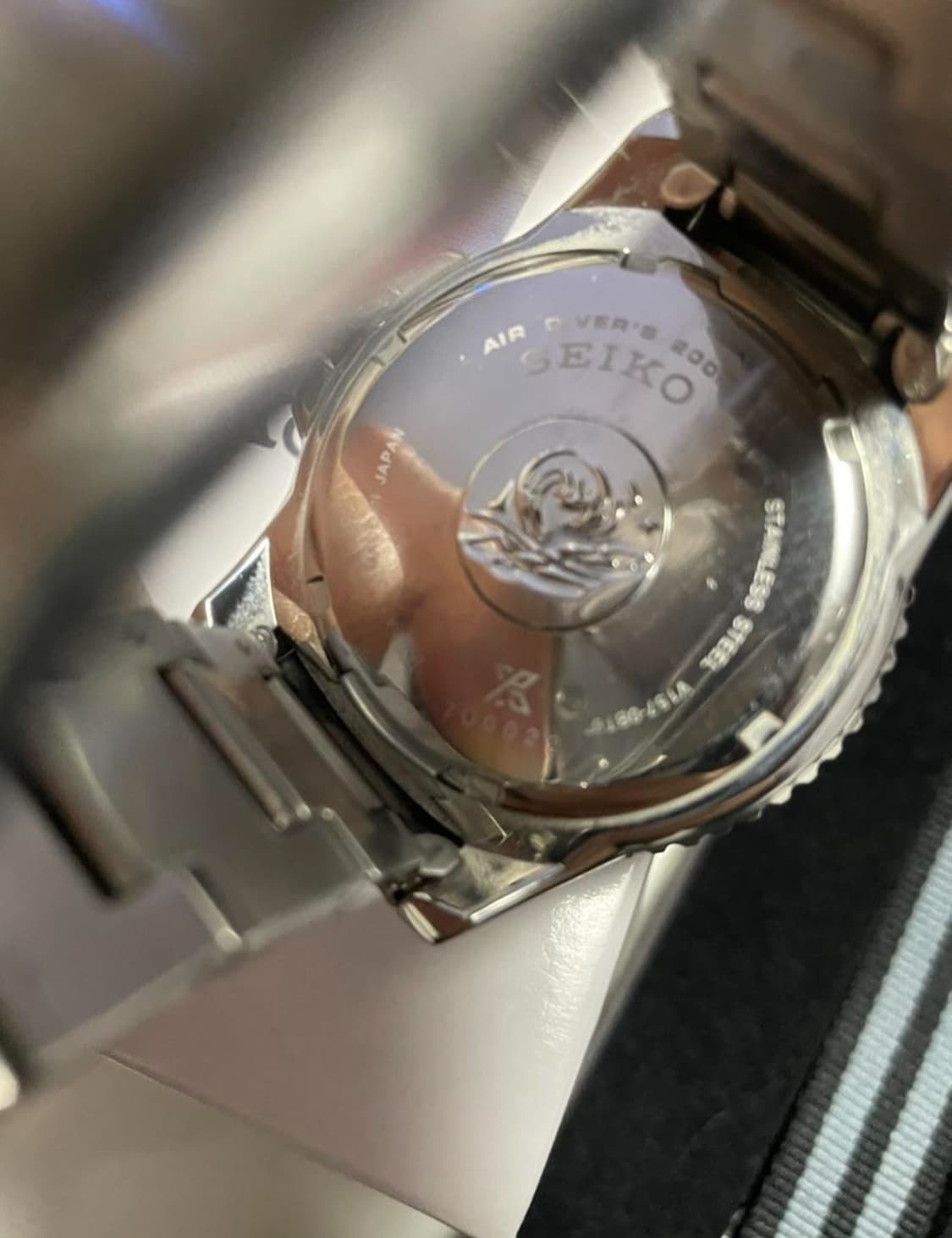 세이코 Seiko 메탈 시계 SNE573P1 풀박스 상품이미지10
