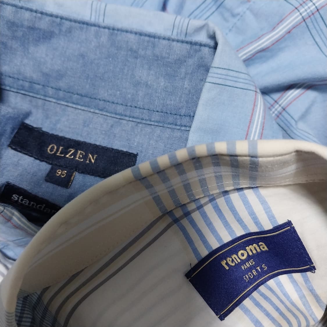 레노마 올젠 남성 셔츠 2벌 남성95 상품이미지3