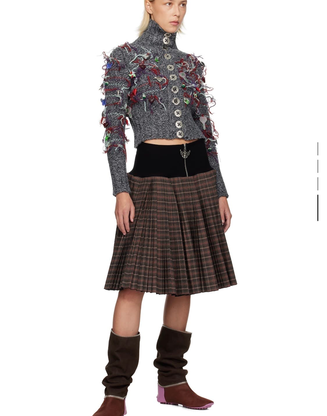 Chopova lowena 초포바 로위나 fret 프렛 스커트 상품이미지5