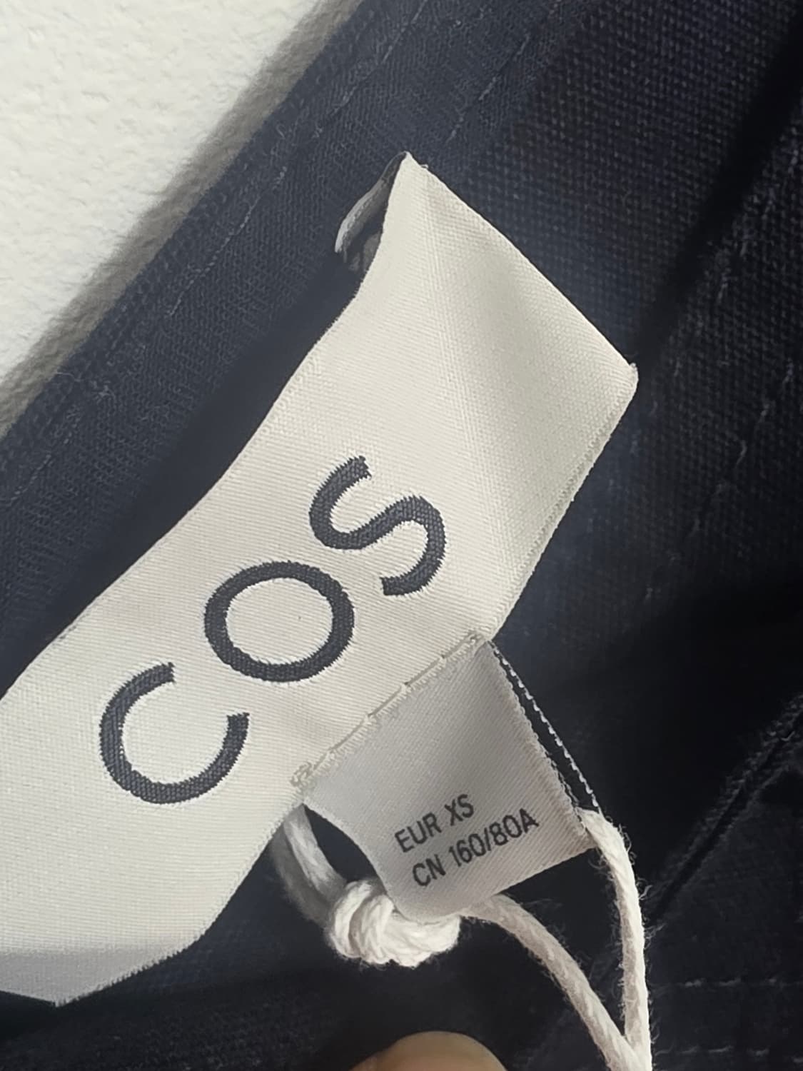 COS 코스 네이비 와이드 오버롤 점프수트 XS 새상품 상품이미지2