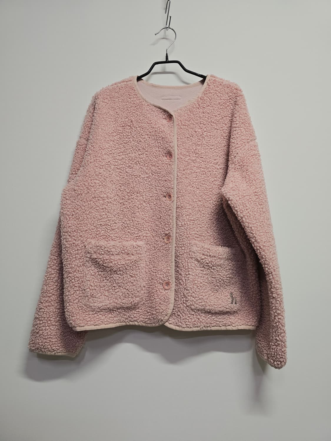 헤지스골프웨어 뽀글이 플리스 자켓 상품이미지1