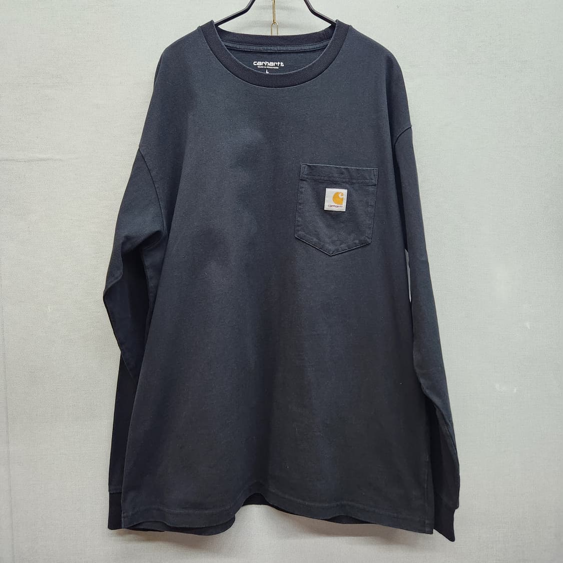 칼하트 원포켓 로고 롱슬리브 XL 상품이미지1
