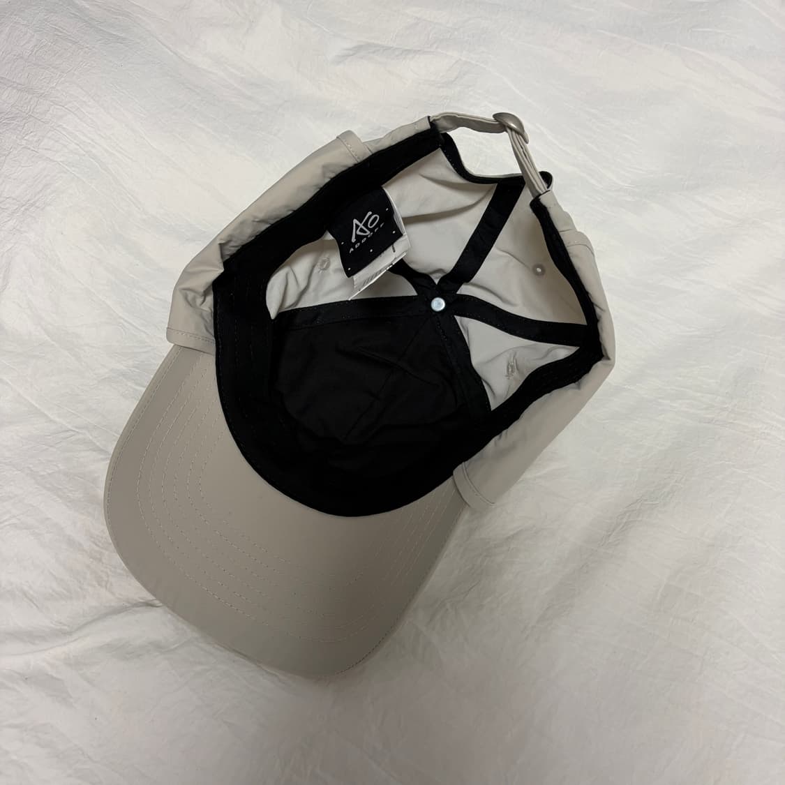 애드오프 ALREADY KNOW FACT BALL CAP GREY 상품이미지3