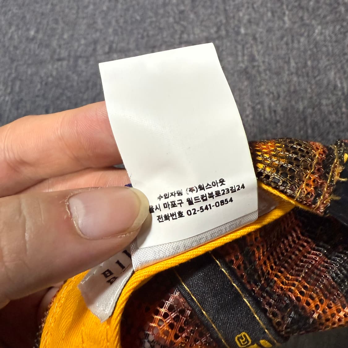 빌리어네어보이즈클럽 오렌지 카모 트러커 캡 상품이미지8