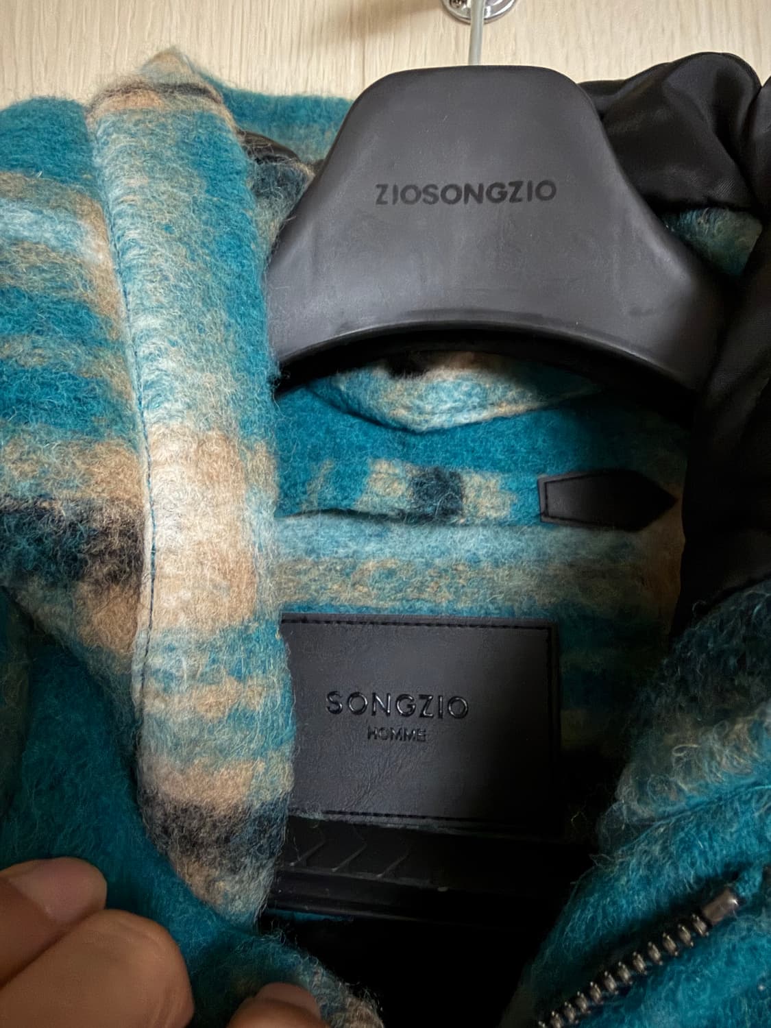 송지오옴므 타탄 체크 패딩 자켓  50 상품이미지4