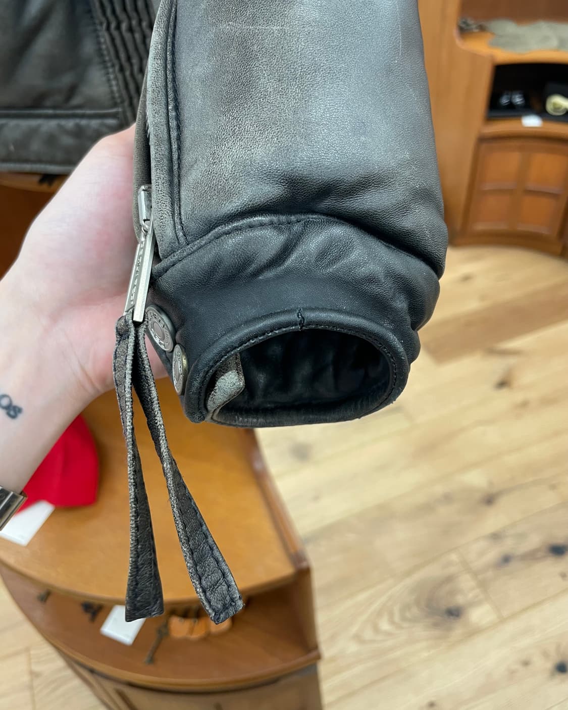 [48] 디스퀘어드2 레더 다운 자켓 상품이미지4