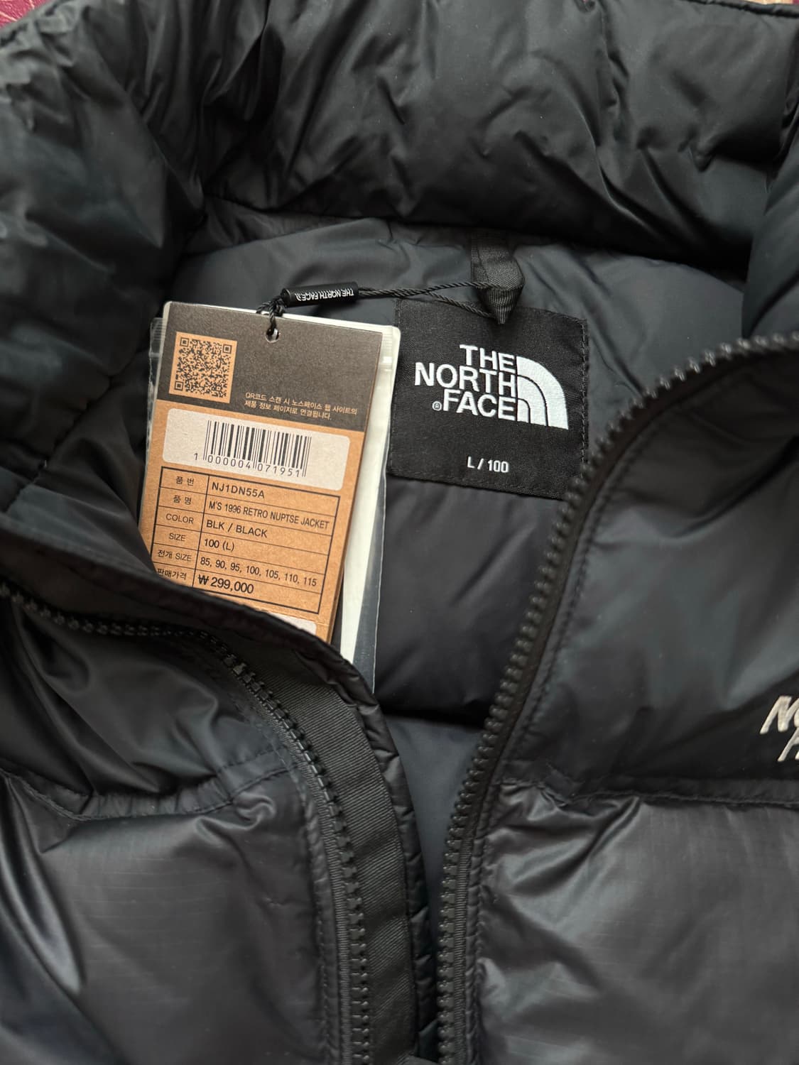 노스페이스 1996 레트로 눕시 패딩 블랙 L 상품이미지3