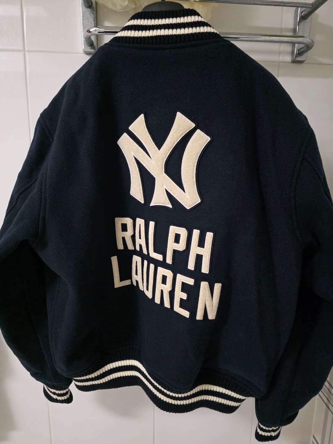 폴로 랄프로렌 양키스 울 바시티 자켓 M 상품이미지2