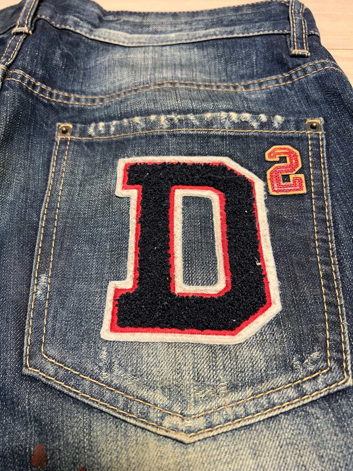 디스퀘어드 야구진2 워싱 데님 팬츠 / 46 (정품)  상품이미지8