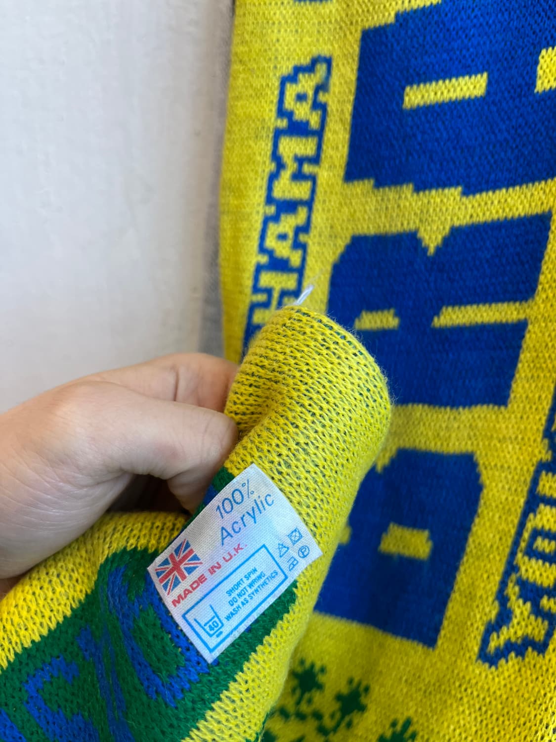 Made in UK 2002 브라질 독일 결승 아크릴 풋볼 머플러  상품이미지2