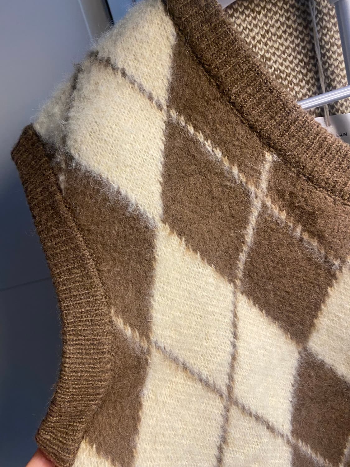 COVETBLAN 아가일 니트 조끼 FREE(새상품) 상품이미지2