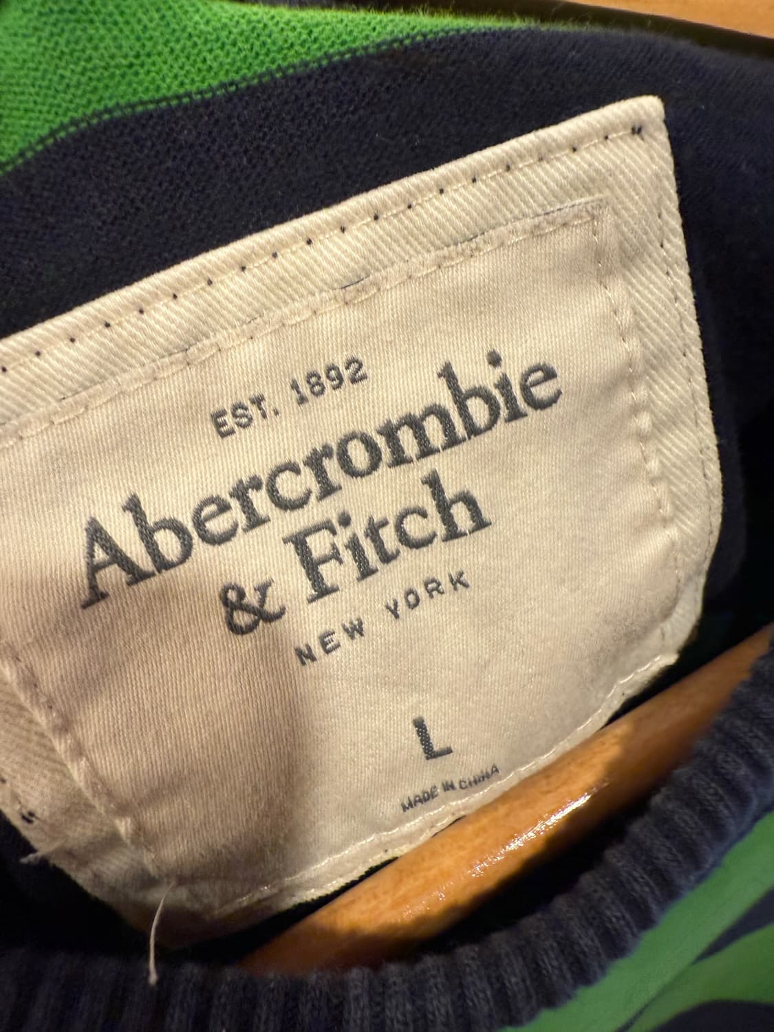 아베크롬비 초남 스트라이프 롱슬리브 상품이미지2