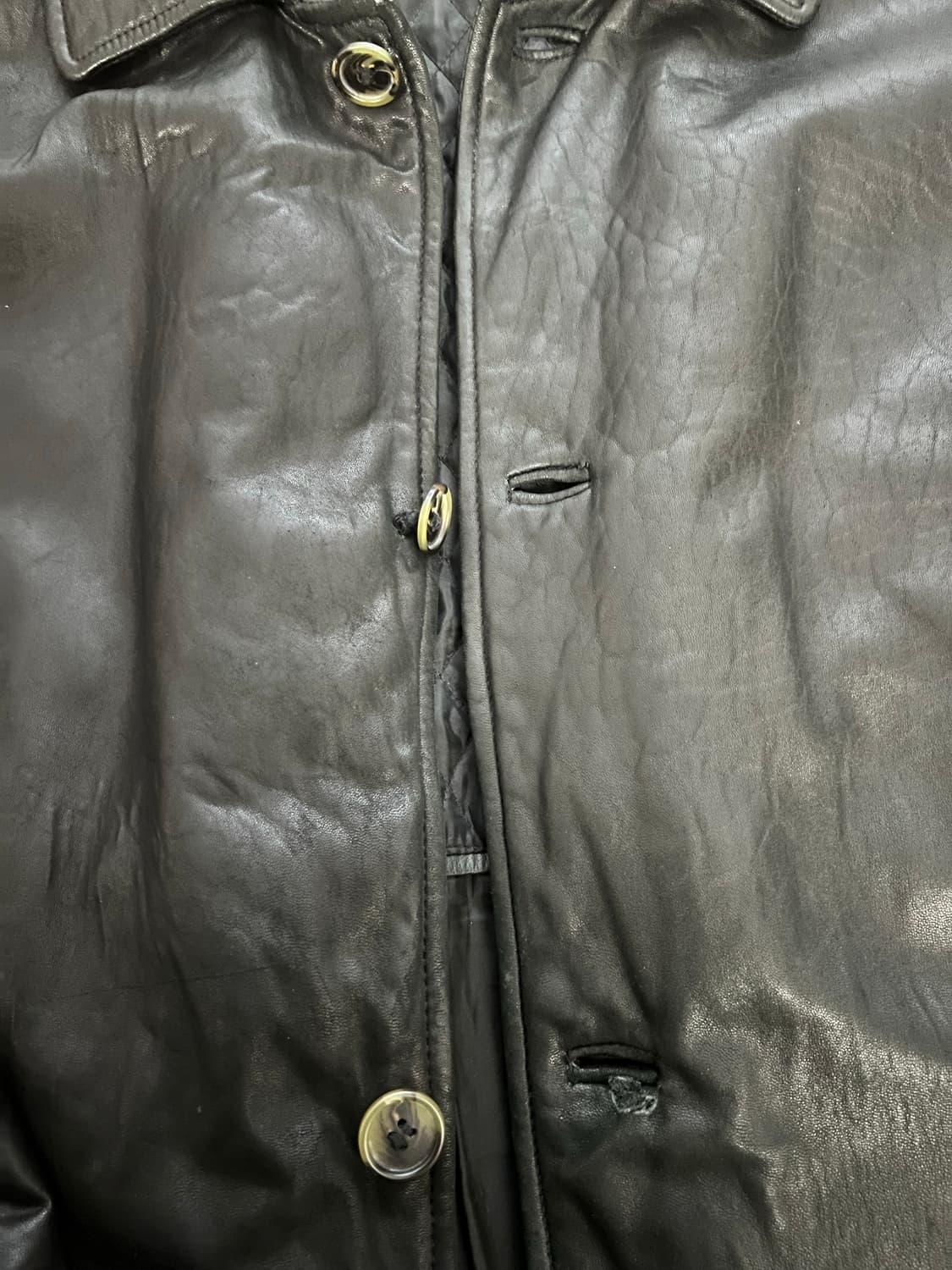 빈티지 레더 카코트 상품이미지3