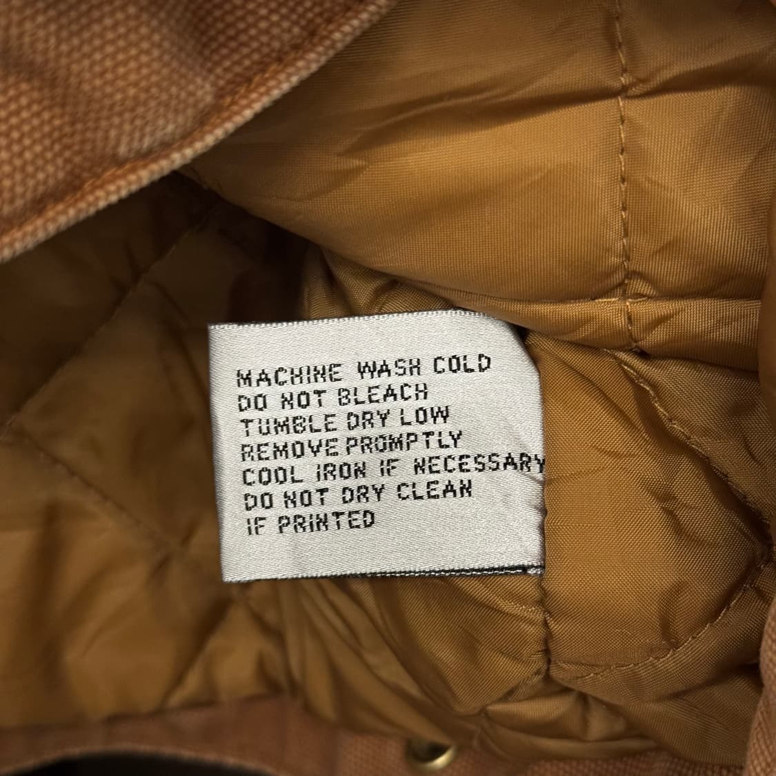 90s 코너스톤 후면 프린팅 헤비 캔버스 디트로이트 워크 자켓 상품이미지7