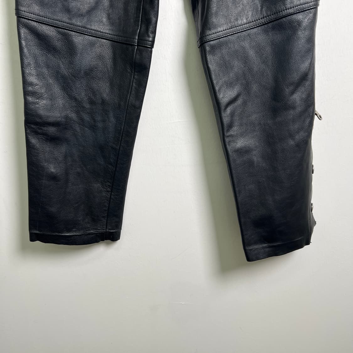 할리데이비슨 풀 사이드 집 레더 오버 팬츠 36 상품이미지5