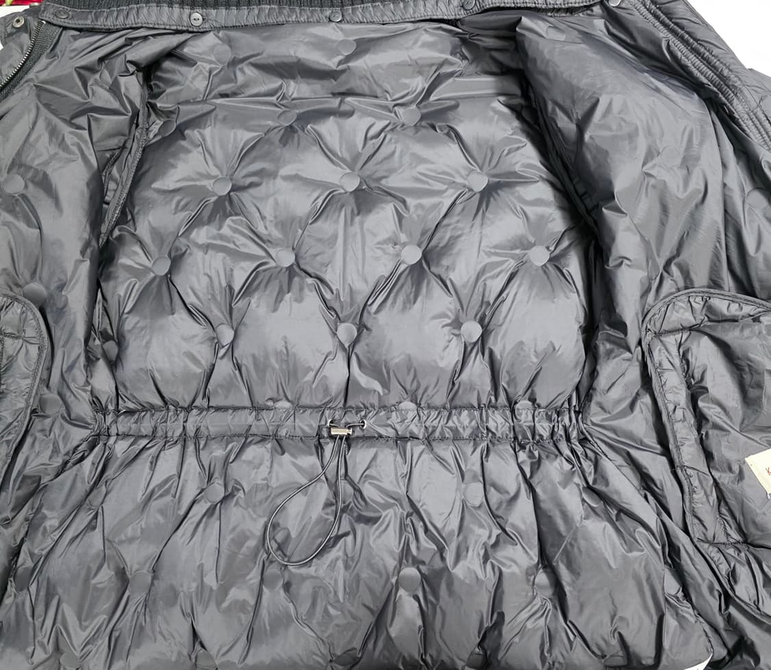 0722 KOOKAi쿠카이 니트카라 오리털 롱패딩 블랙 66사이즈 상품이미지3