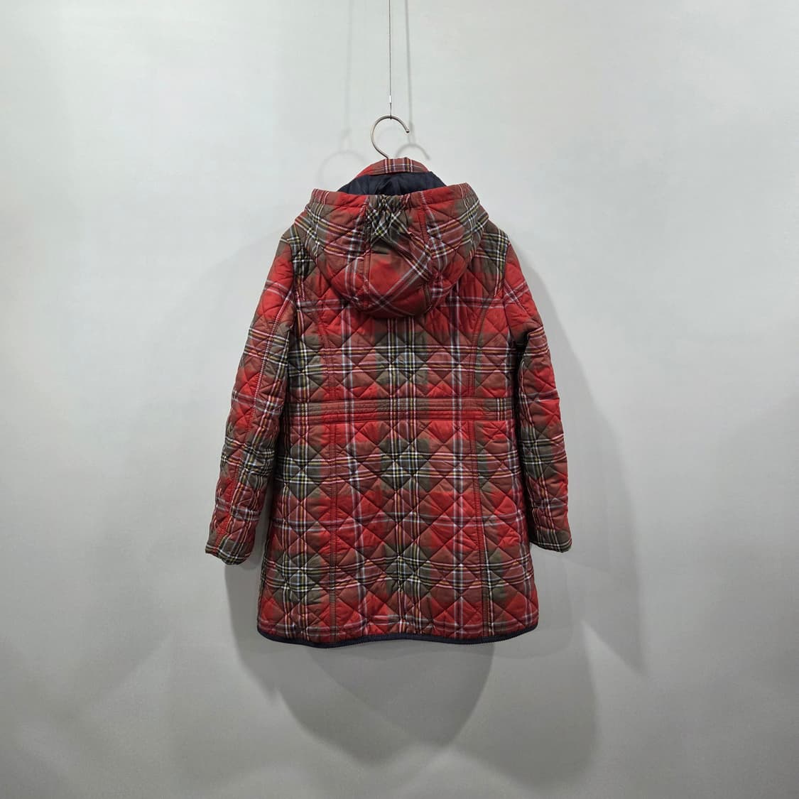닥스 키즈 타탄체크 퀼팅코트 130/9Y  상품이미지4