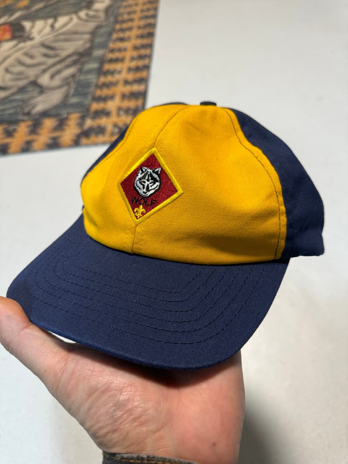 Wolf 자수 빈티지 볼캡 made in usa 모자 트러커캡 스냅백 상품이미지1