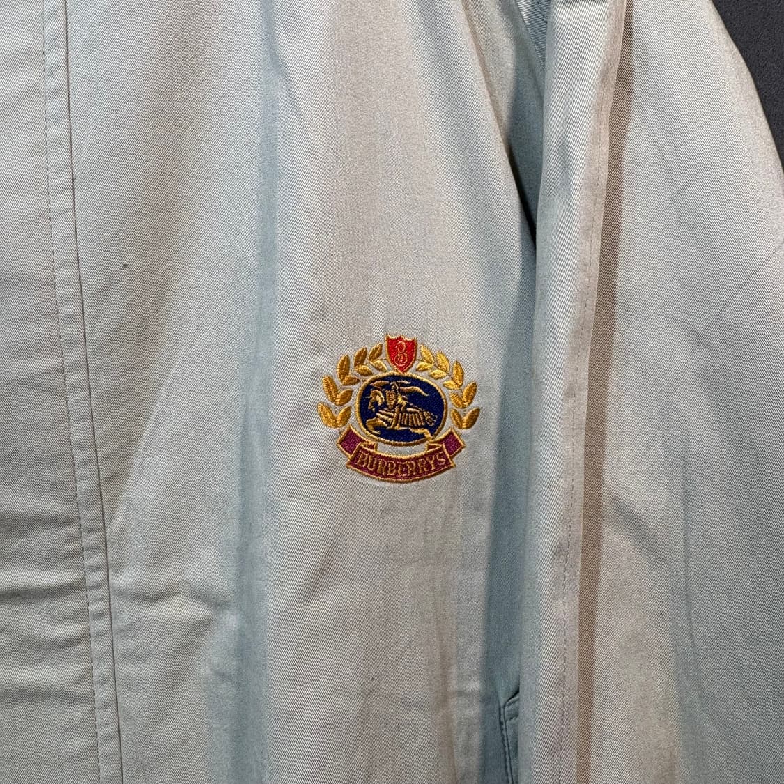 [XL] BURBERRY 버버리 빈티지 블루종  상품이미지2