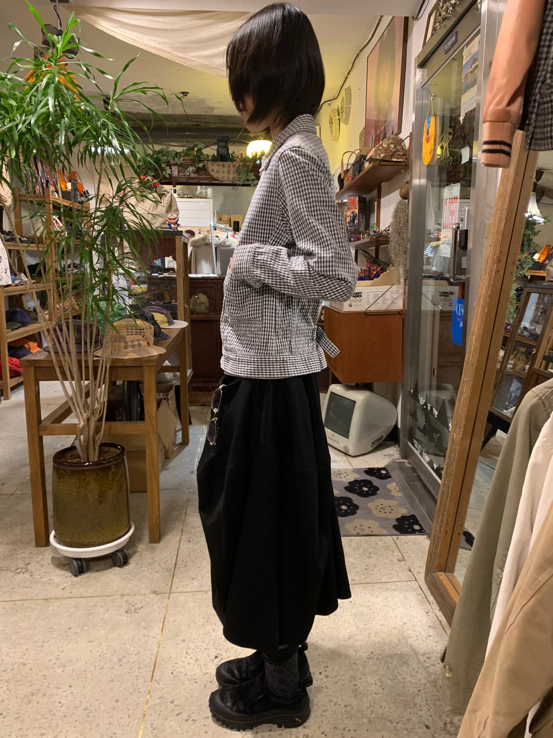 빔즈보이 깅엄체크 자켓 상품이미지1