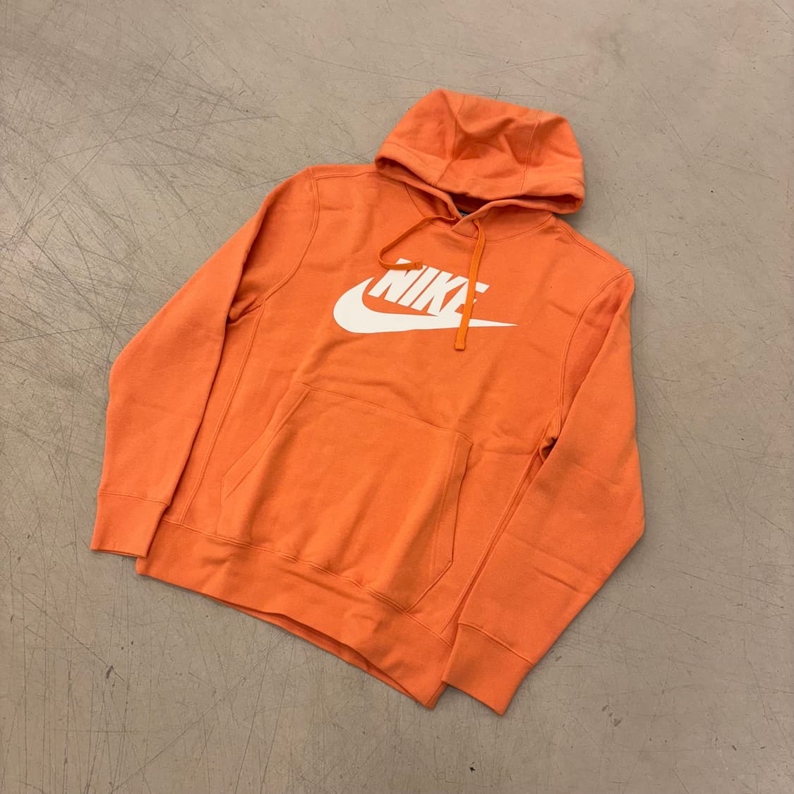 나이키 빅로고 오렌지 후드티 상품이미지1