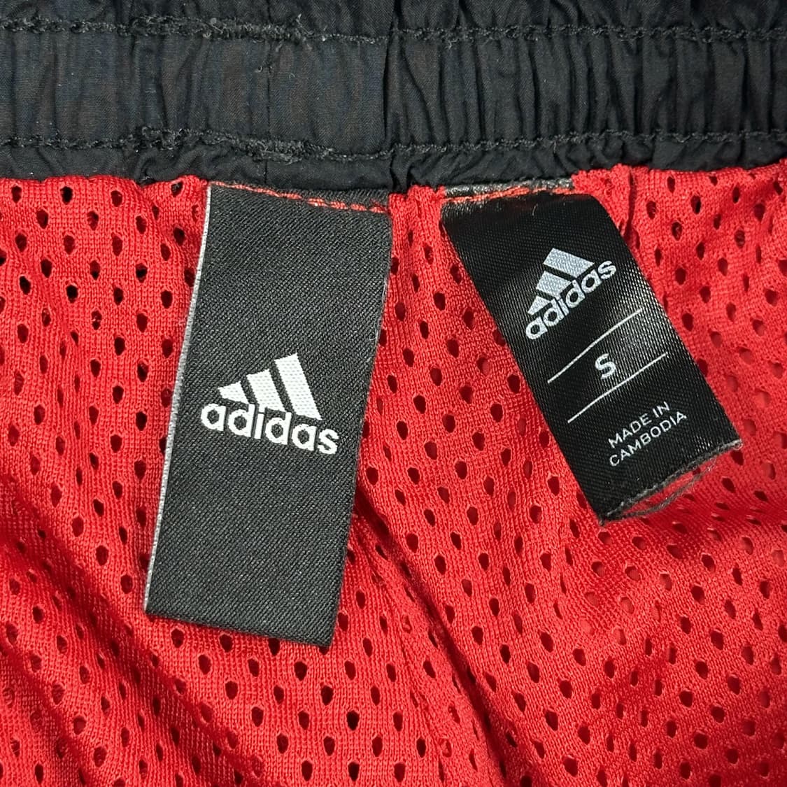 아디다스 여성 우븐 트레이닝 조거팬츠 레드 블랙 여성S 상품이미지5