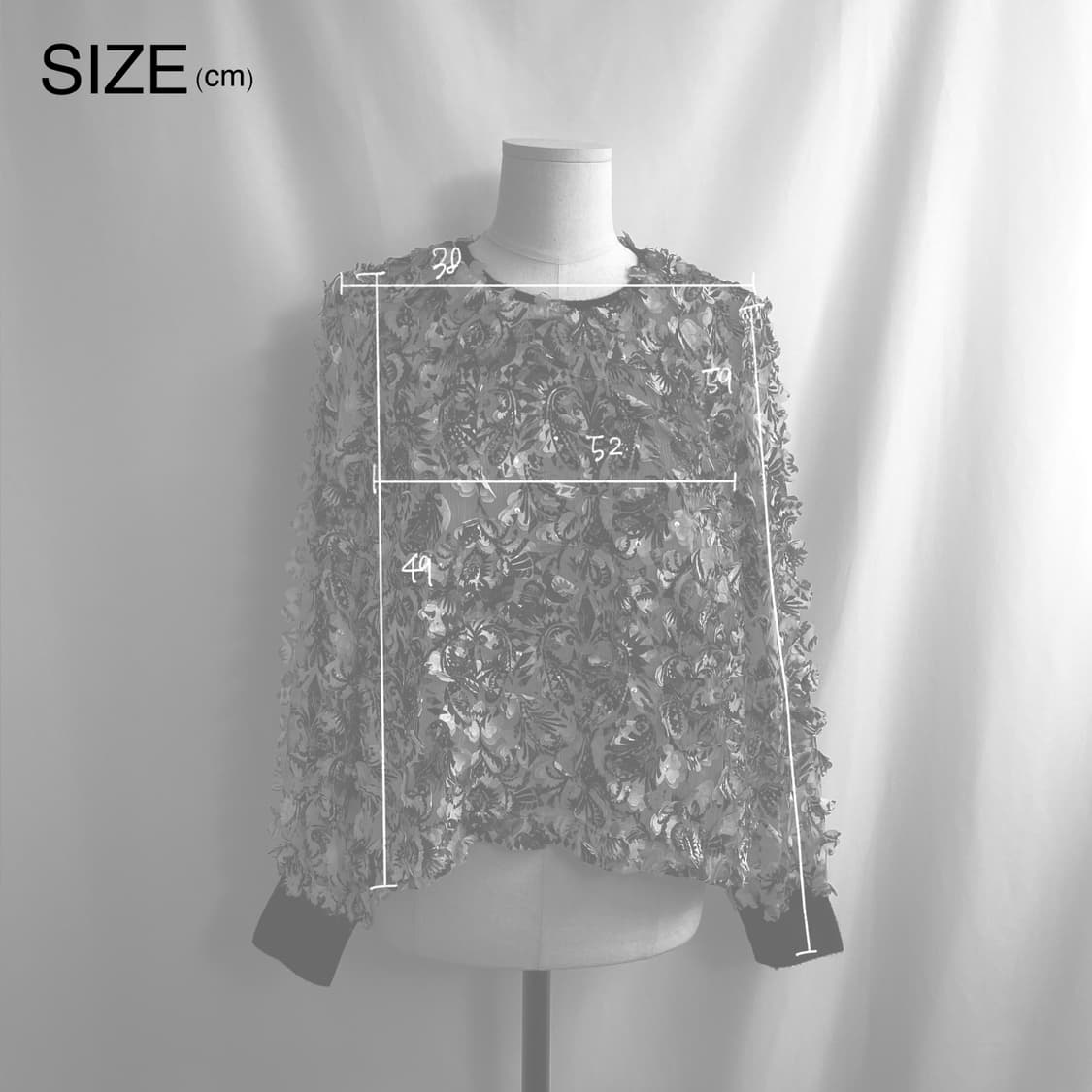 쉬폰 꽃 블라우스 상품이미지10
