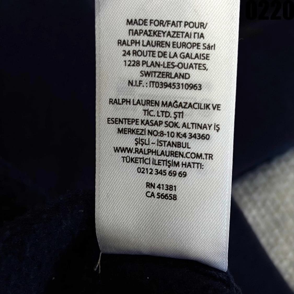 폴로 랄프로렌 스펠아웃 맨투맨 스웨트셔츠 L 신형큐알코드0220 상품이미지8