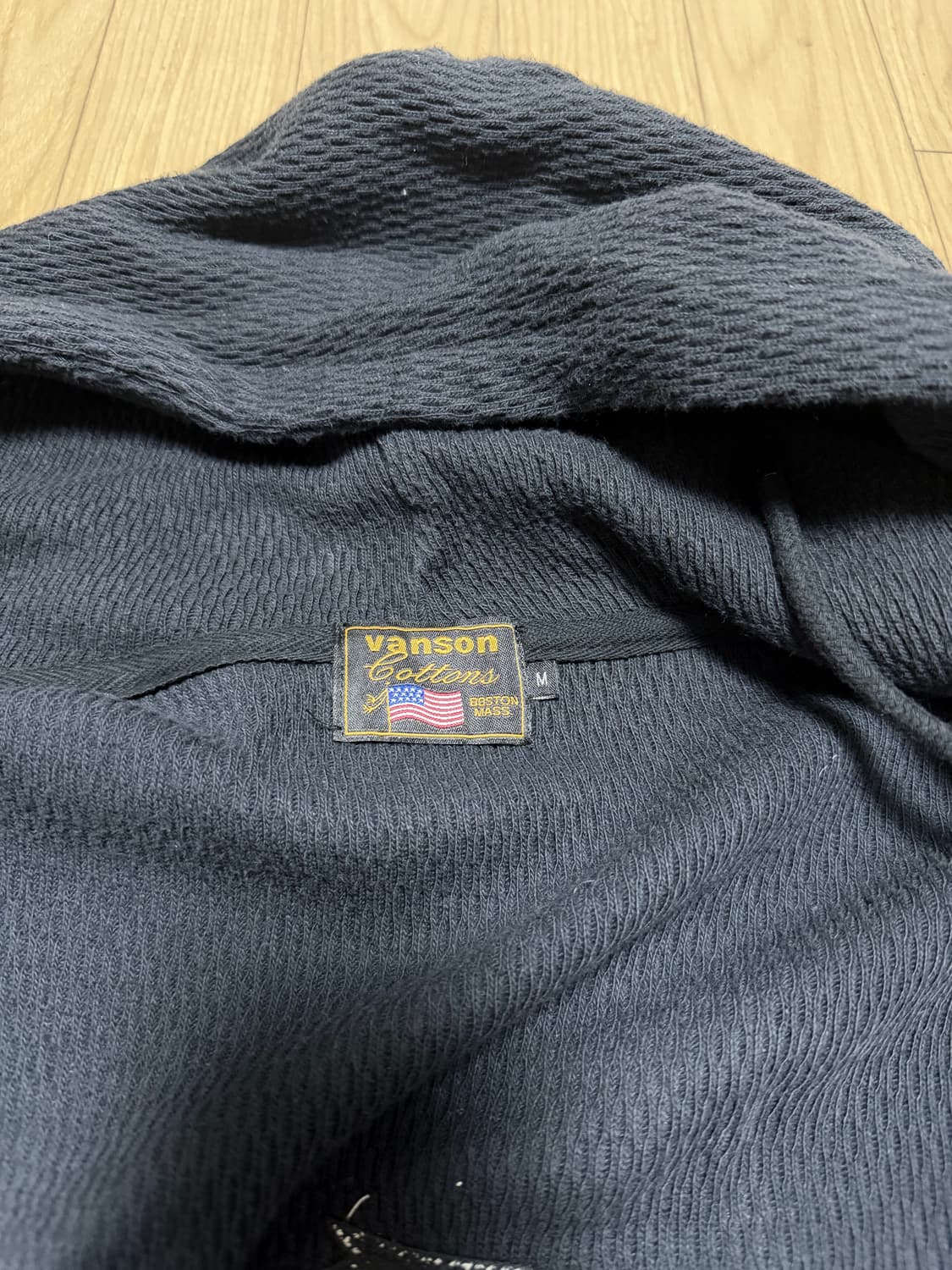 벤슨 니트 후드집업 상품이미지4