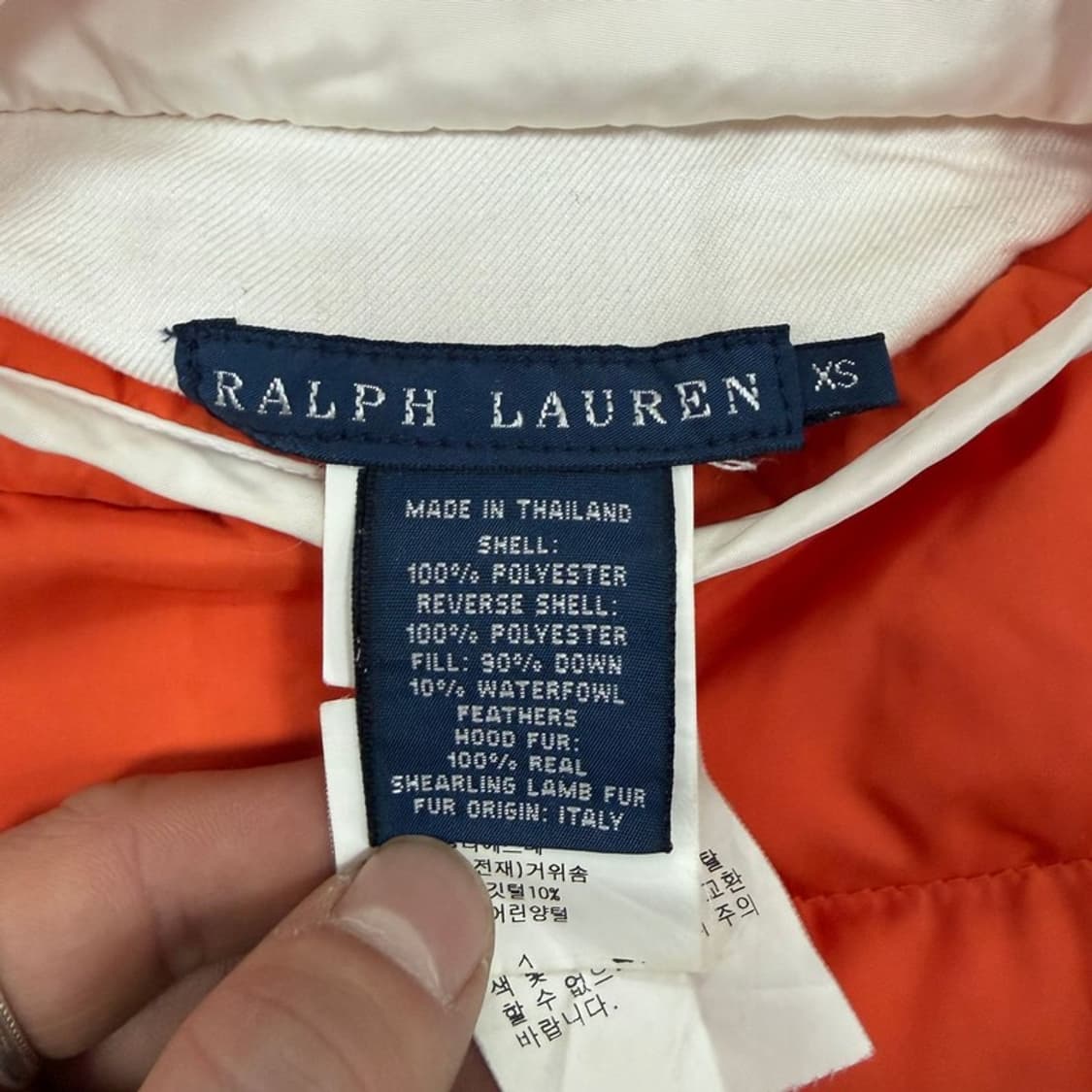 랄프로렌 구스다운 리버시블 후드패딩 v2106 상품이미지9