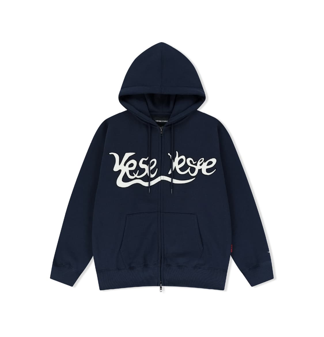 예스아이씨 스네일 로고 후드집업 네이비 s 상품이미지1