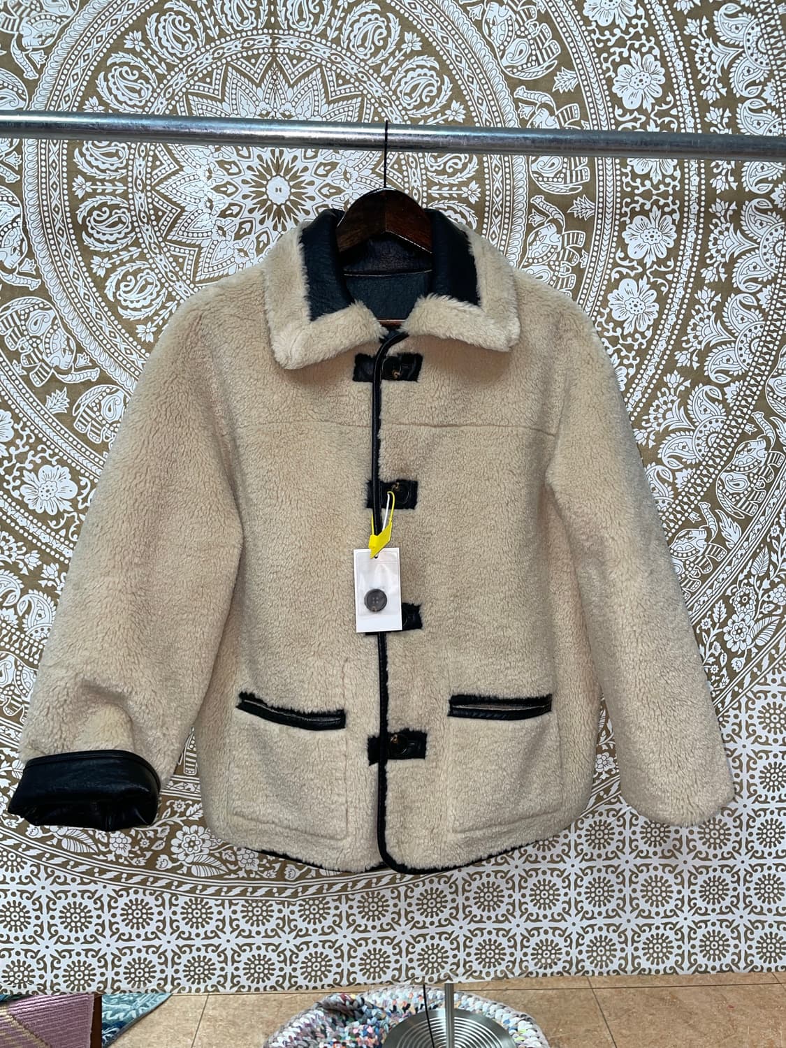 파사드패턴 Facade pattern 양면 리버시블 양털 무스탕 자켓 상품이미지6