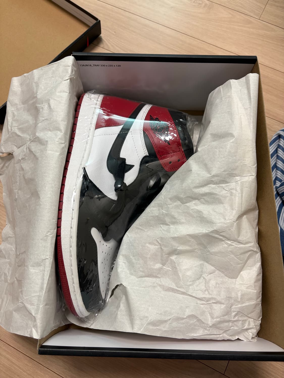 [285] 조던1 하이 블랙토 2016 상품이미지9