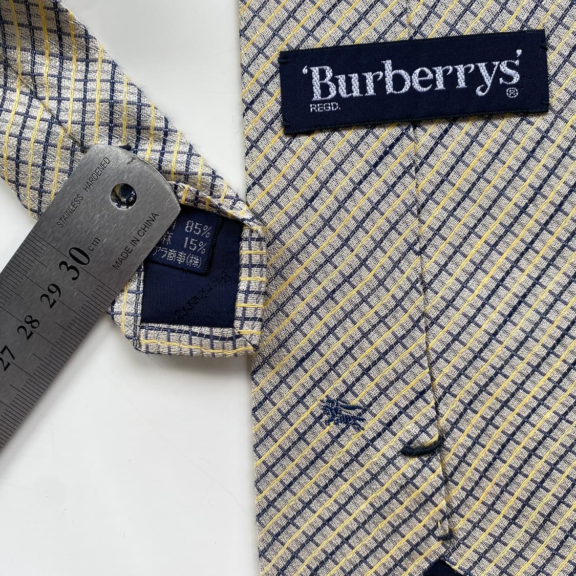 버버리 (Burberry) 심플로고 정품 명품넥타이 상품이미지6
