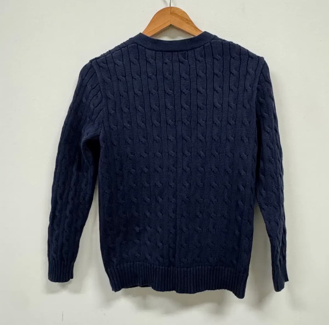 폴로 랄프로렌 네이비 꽈배기 가디건 14~16 성인가능 상품이미지2