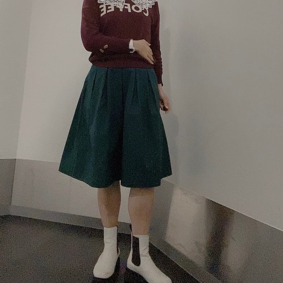 UNIQLO 하이웨스트 드라이스트레치 스커트 상품이미지4