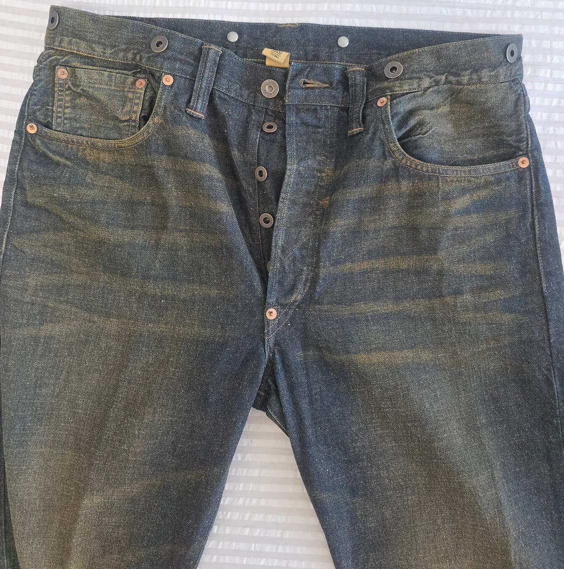 [RRL] 신치백 서스펜더 데님 34x32 (782612365001) 상품이미지3