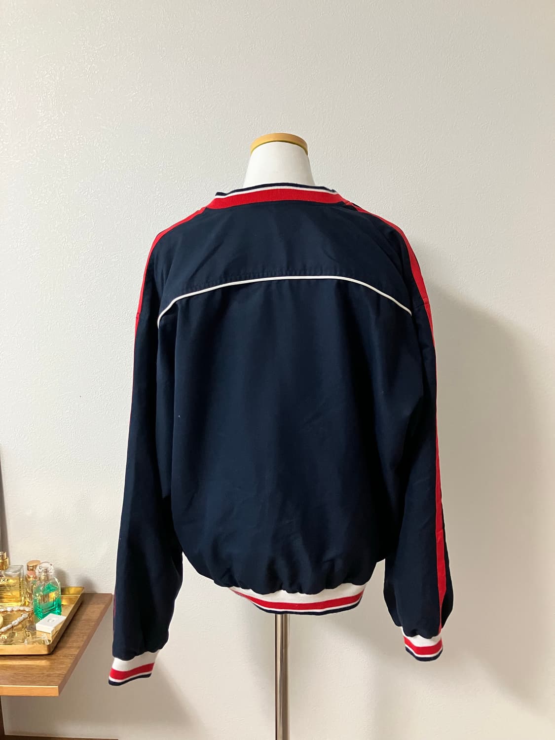 Fila 휠라 네이비 레드 배색 올드스쿨 자켓 상품이미지3