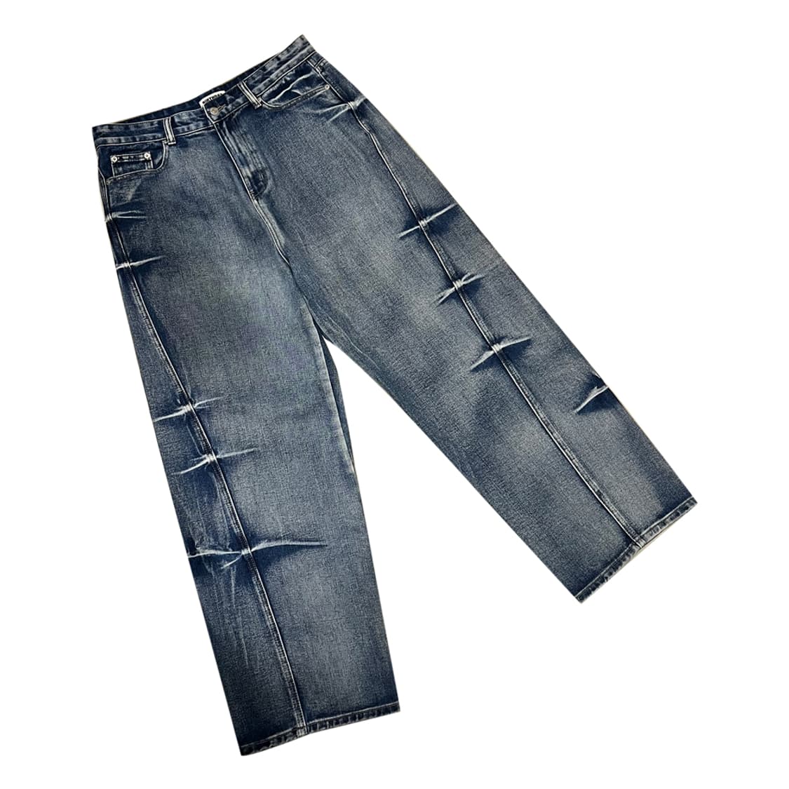 벌스데이 커브드 와이드 데님 팬츠 청바지 L 34 상품이미지1